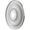 Ekena Millwork Cole PVC Medallion (Canopies up to 6"), 22"OD x 3 1/2"ID x 1"P, Textured Metallic Mystic Brown CMP22COAMB - alternate 5